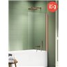 New Trendy New Soleo Copper Brushed Parawan nawannowy 1D U 60x140 Active Shield 2.0 (P-0129)