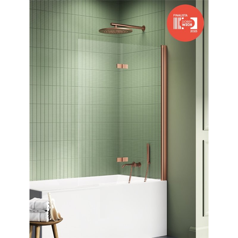New Trendy New Soleo Copper Brushed Parawan nawannowy 1D P 110x140 Active Shield 2.0 (P-0138)