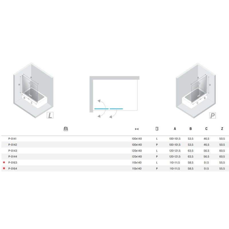 New Trendy New Soleo Gunmetal Brushed Parawan nawannowy 1D L 120x140 Active Shield 2.0  (P-0143)