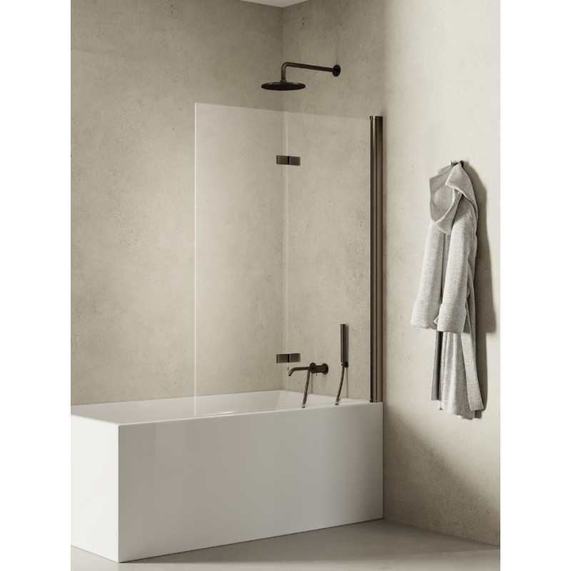 New Trendy New Soleo Gunmetal Brushed Parawan nawannowy 1D L 120x140 Active Shield 2.0  (P-0143)