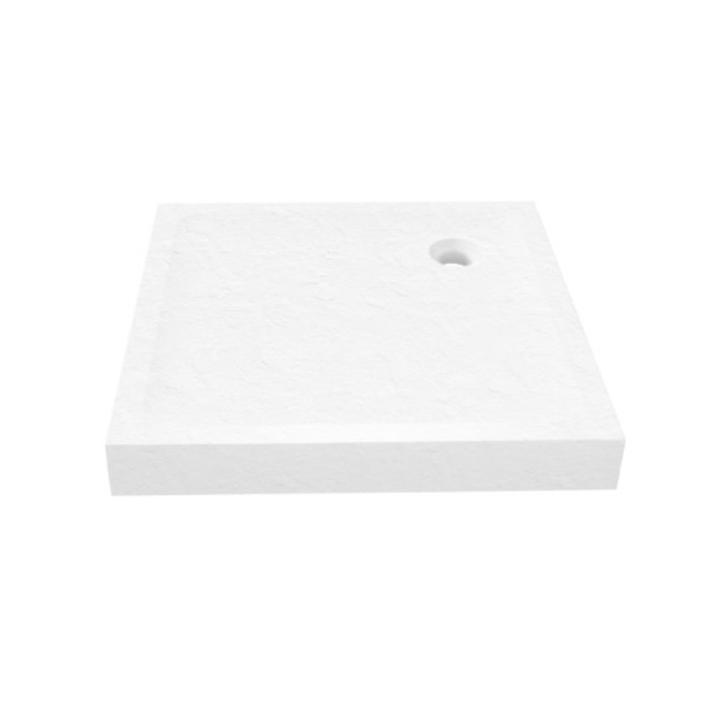 New Trendy Mild Stone Brodzik Akrylowy Kwadratowy 100x100x11,5 Biały (B-0522)