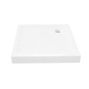 New Trendy Mild Stone Brodzik Akrylowy Kwadratowy 100x100x11,5 Biały (B-0522)