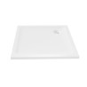 New Trendy Mild Brodzik Akrylowy Kwadratowy 100x100x4,5 Biały (B-0627)