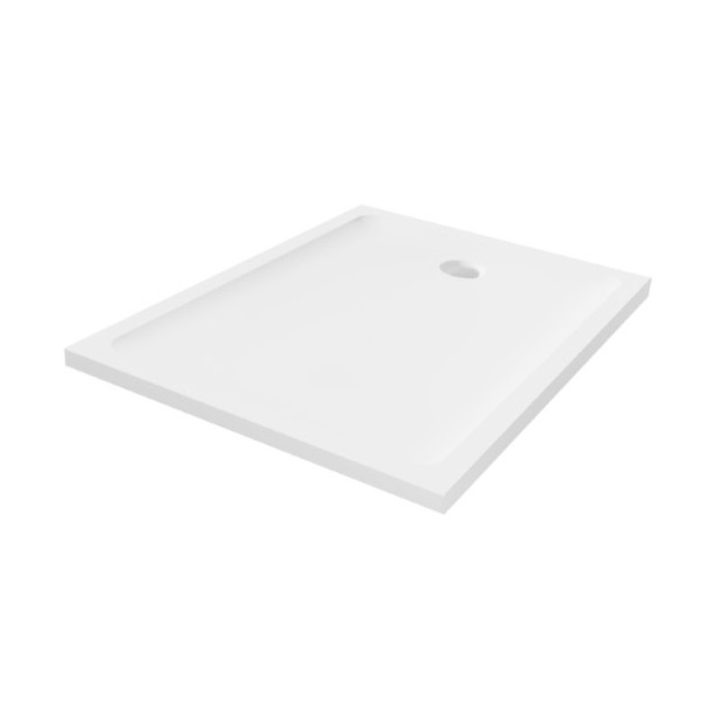 New Trendy Mild Brodzik Akrylowy Prostokątny 110x90x4,5 Biały (B-0639)