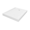 New Trendy Mild Brodzik Akrylowy Prostokątny 120x80x11,5 Biały (B-0614)