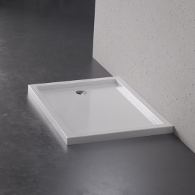 New Trendy New Cantare Brodzik Posadzkowy Prostokątny Biały 130x90 cm (B-0443)