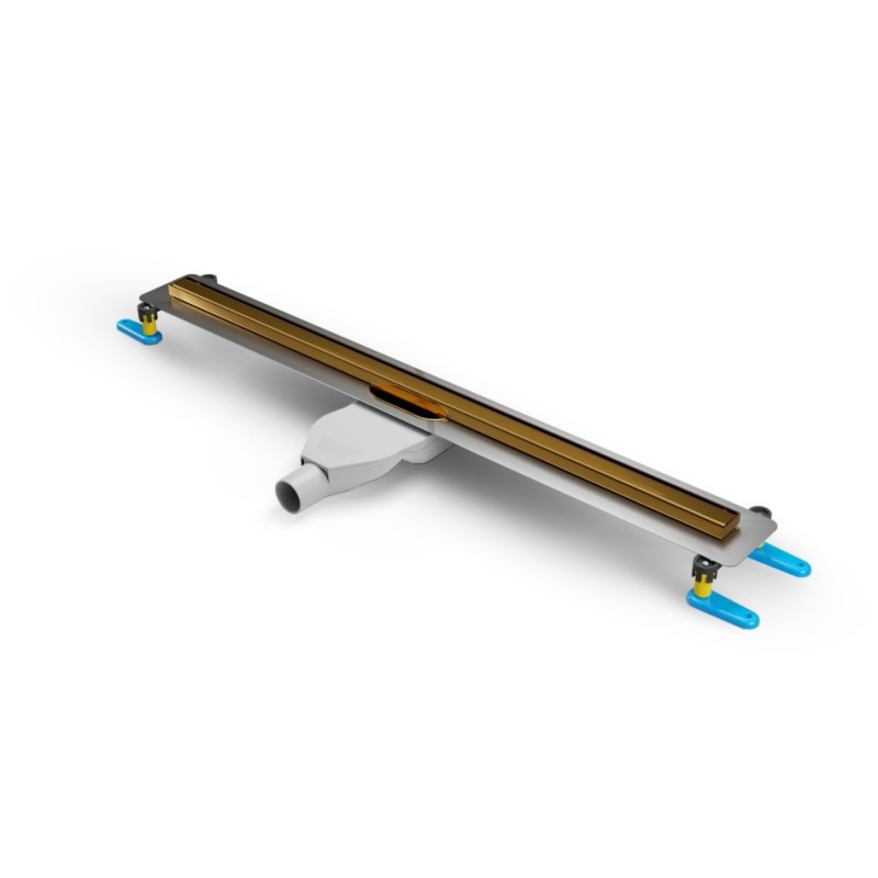 New Trendy Odpływ Liniowy Visio Slim Poler Gold 600 (OL-0071)