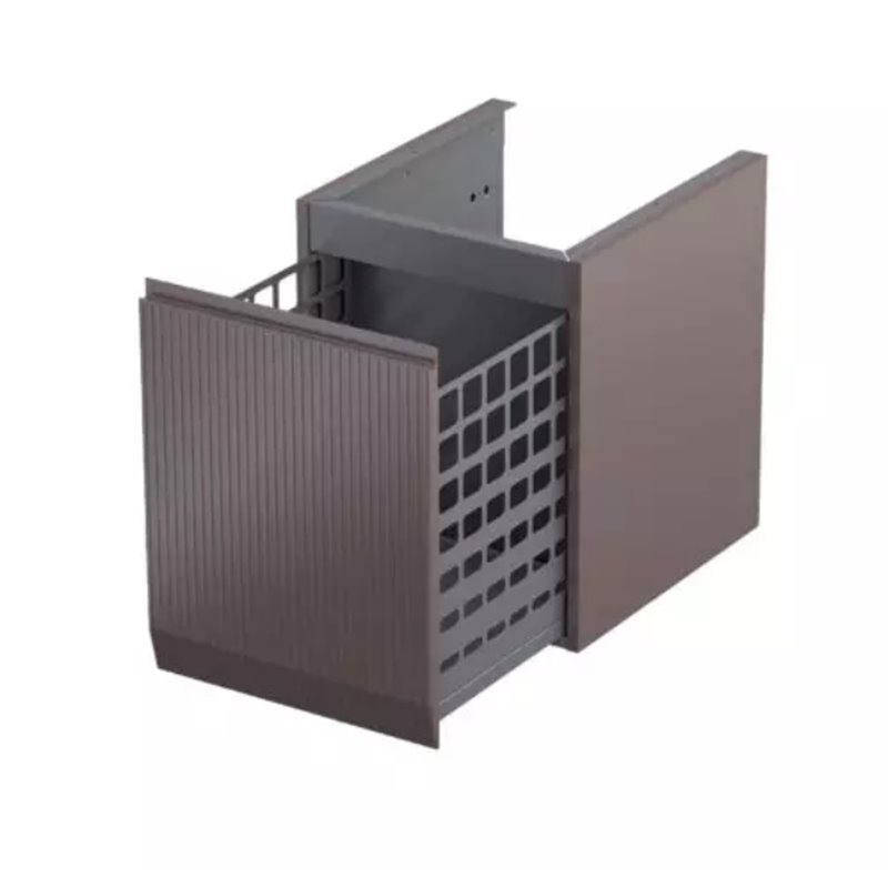 kopia Oristo Brylant szafka niska boczna 40 cm mokka jedna szuflada (OR36-SN1S-40-21R)