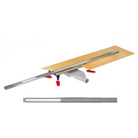 Wiper Intensi 316 Odpływ liniowy LIN Silver 40 - 150 cm do docinania (500.0258.31.150)