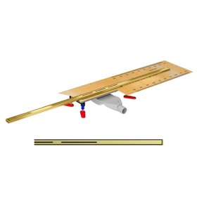 Wiper Intensi 316 Odpływ liniowy LAN Gold 40 - 150 cm do docinania (500.0259.44.150)