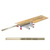 Wiper Intensi 316 Odpływ liniowy z podwójnym syfonem LAN Bright Gold 40 - 120 cm do docinania (500.0211.47.120)