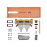 Wiper Intensi 316 Odpływ liniowy z podwójnym syfonem LAN Bright Gold 40 - 120 cm do docinania (500.0211.47.120)