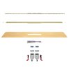 Wiper Intensi 316 Odpływ liniowy z podwójnym syfonem LAN Bright Gold 40 - 120 cm do docinania (500.0211.47.120)