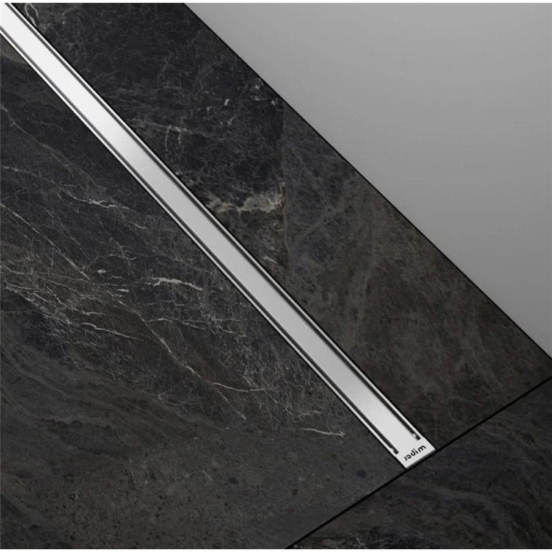 Wiper Intensi 316 Odpływ liniowy z podwójnym syfonem LIN Silver 40 - 150 cm do docinania (500.0210.31.150)