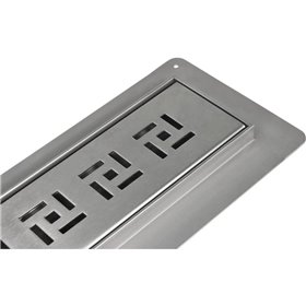 Wiper New Premium Tivano Odpływ liniowy 70 cm z obrotowym syfonem Drop 35 - Zestaw (Odpływ+Mankiet+Nóżki) (500.0098.01.070)