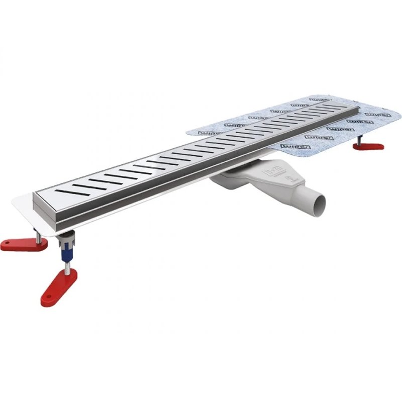 Wiper New Premium Revers (ruszt 2w1) Odpływ liniowy 110 cm z niskim syfonem snake - Zestaw (500.0251.01.110)