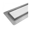 Wiper New Premium Glass White Odpływ liniowy 110 cm z obrotowym syfonem Drop 50 - Zestaw (500.0382.01.110)