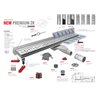 Wiper New Premium ZK Pure (pod płytkę) Odpływ liniowy 120 cm z niskim syfonem snake - Zestaw (500.0185.01.120)