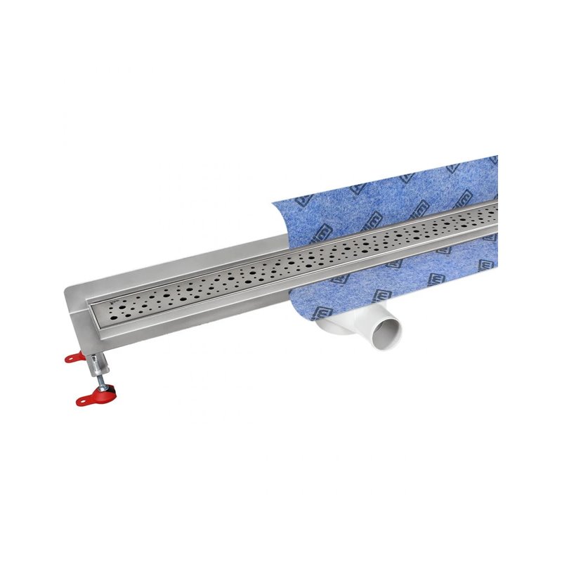 Wiper New Premium ZK Mistral Odpływ liniowy 60 cm z niskim syfonem snake - Zestaw (Odpływ+Mankiet+Nóżki) (500.0182.01.060)