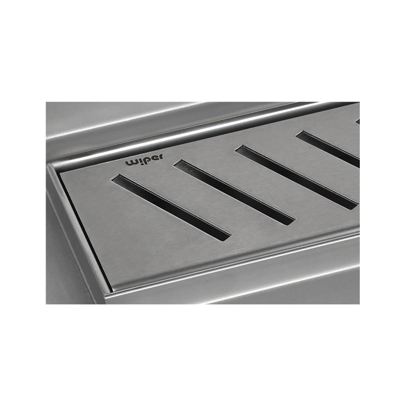 Wiper New Premium ZK Sirocco Odpływ liniowy 100 cm z niskim syfonem snake - Zestaw (Odpływ+Mankiet+Nóżki) (500.0183.01.100)