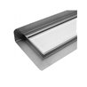 Wiper New Premium ZK White Glass Odpływ liniowy 100 cm z niskim syfonem snake - Zestaw (Odpływ+Mankiet+Nóżki) (500.0386.01.100)