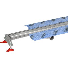 Wiper New Elite Slim Revers Odpływ liniowy 90 cm z syfonem Smart Trap - Zestaw (Odpływ+Mankiet+Nóżki) (500.0855.01.090)