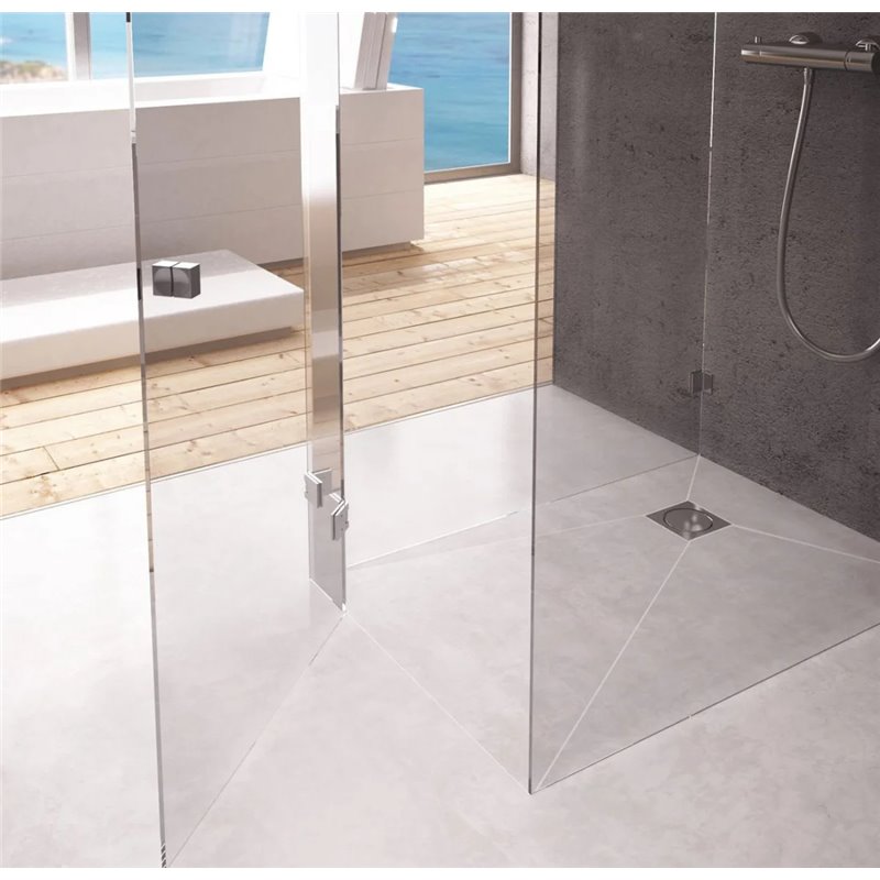 Wiper Premium Ponente 10x10 cm Odwodnienie punktowe z syfonem McAlpine (WP100P-PON)