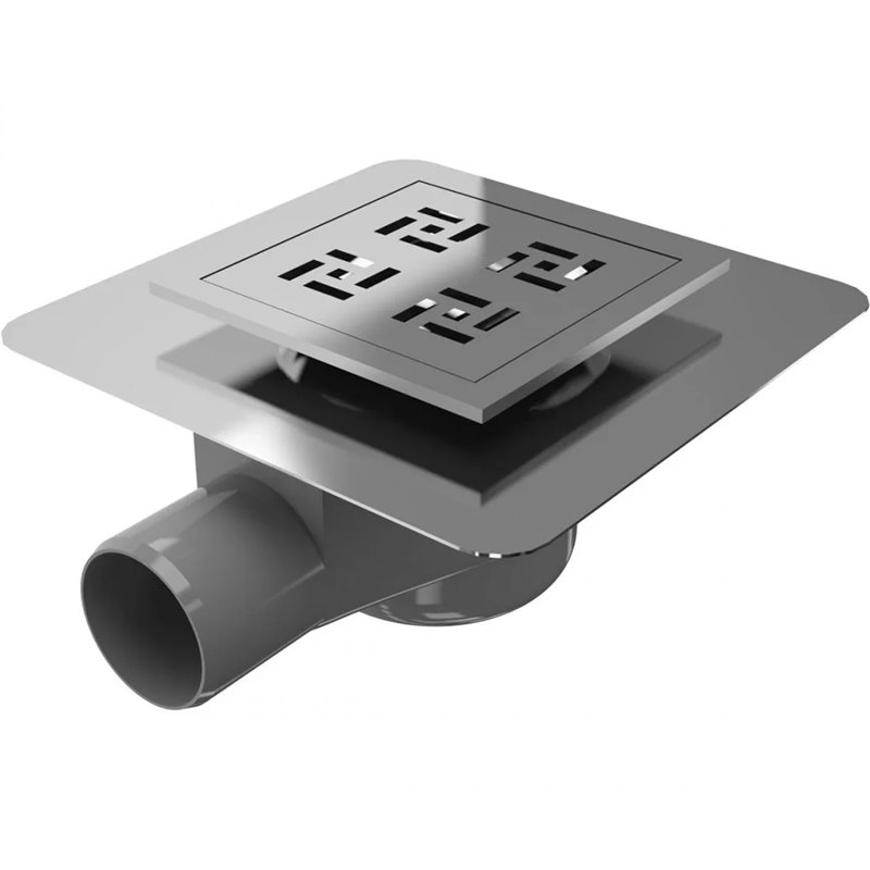 Wiper Premium Tivano 12x12 cm Odwodnienie punktowe z syfonem drop 35 (WP120P-TIV)
