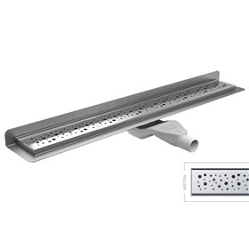 Wiper Premium ZK Mistral 90 cm odpływ liniowy z syfonem snake (rynna+ruszt+syfon) (ZK-OL90P-MIS-SNAKE)