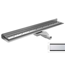 Wiper Premium ZK Ponente 100 cm odpływ liniowy z syfonem snake (rynna+ruszt+syfon) (ZK-OL100P-PON-SNAKE)