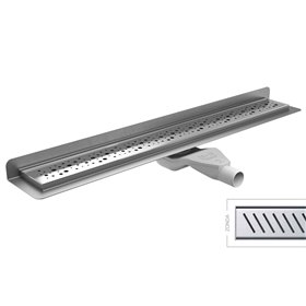 Wiper Premium ZK Zonda 100 cm odpływ liniowy z syfonem drop 35 (rynna+ruszt+syfon) (ZK-OL100P-ZON-DROP-35)
