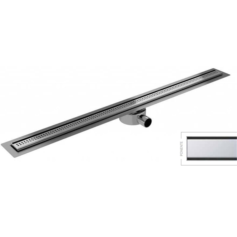 Wiper Elite Ponente Odpływ liniowy 120 cm z niskim syfonem snake (ELITE120-PONENTE-SNAKE)