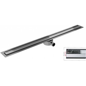 Wiper Elite Revers (Ruszt 2w1) Odpływ liniowy 90 cm z niskim syfonem snake (ELITE90-REVERS-SNAKE)