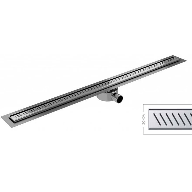 Wiper Elite Zonda Odpływ liniowy 110 cm z niskim syfonem snake (ELITE110-ZONDA-SNAKE)