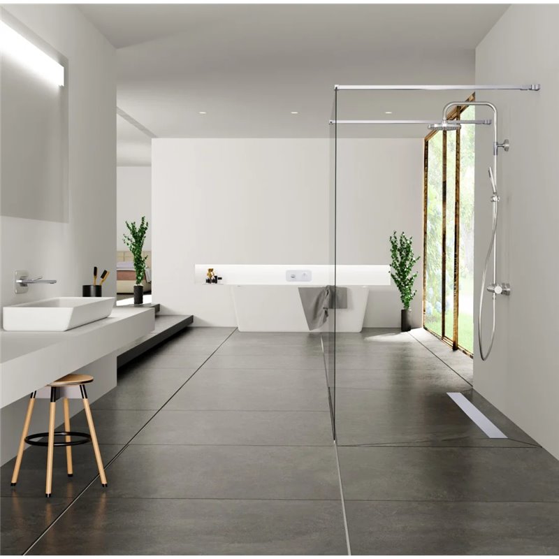 Wiper Elite Zonda Odpływ liniowy 110 cm z niskim syfonem snake (ELITE110-ZONDA-SNAKE)