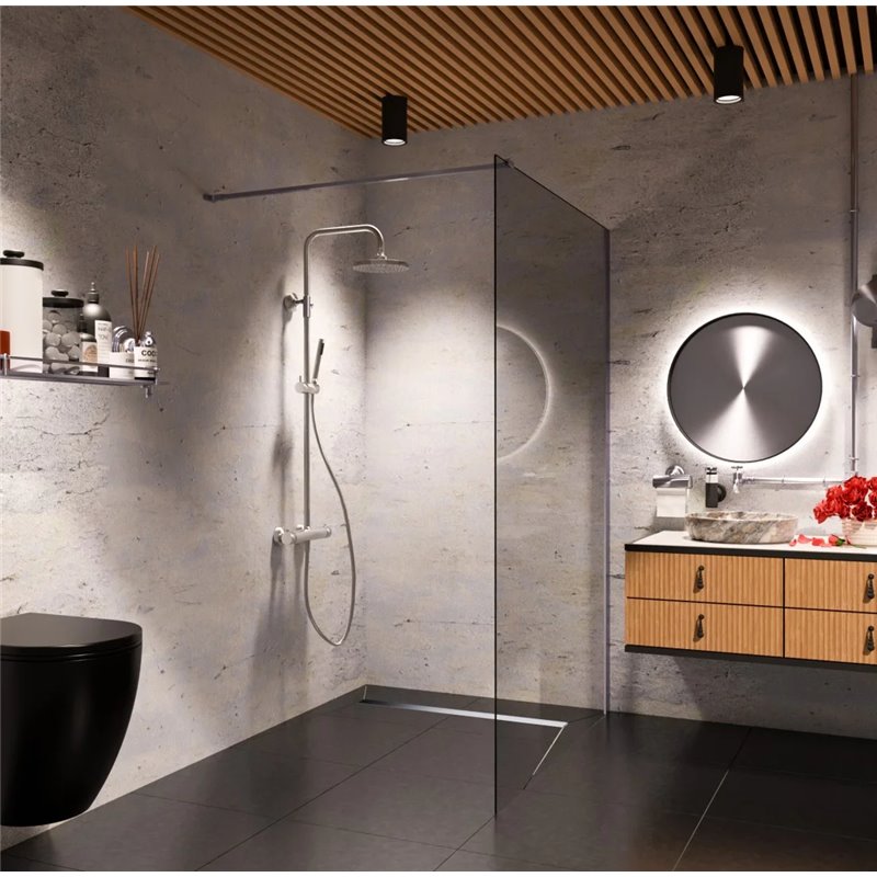 Wiper Elite Zonda Odpływ liniowy 110 cm z niskim syfonem snake (ELITE110-ZONDA-SNAKE)