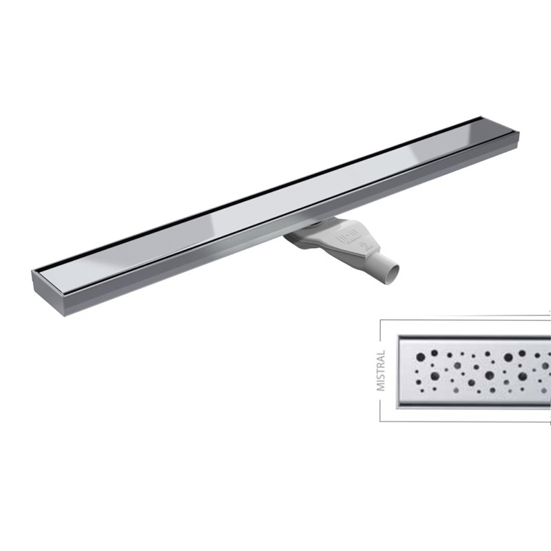 Wiper Classic Mistral 120 cm odpływ liniowy z syfonem snake (OL120-MIS)