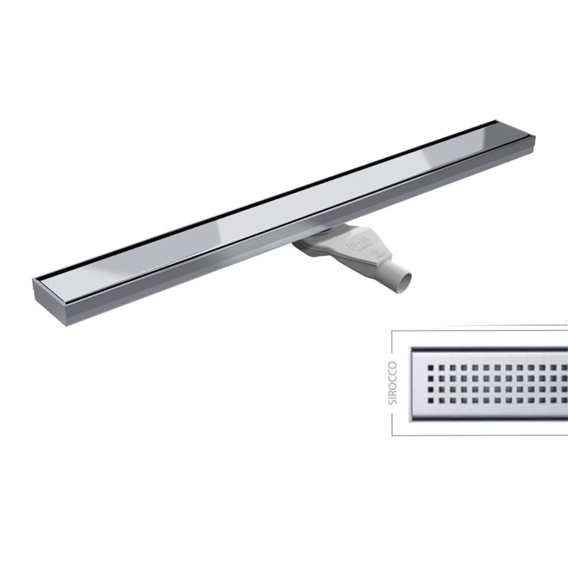 Wiper Classic Sirocco 60 cm odpływ liniowy z syfonem snake (OL60-SIR)