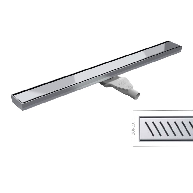 Wiper Classic Zonda Odpływ liniowy 110 cm z syfonem drop 35 (CLASSIC-110-ZONDA-DROP-35)