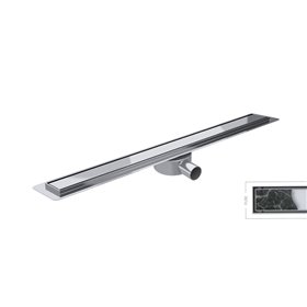 Wiper Premium Slim Pure Odpływ liniowy 50 cm z syfonem smart trap (PREMIUM-50-SLIM-PURE)