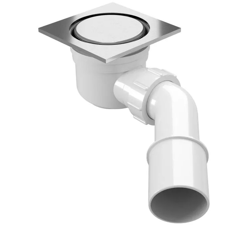 Wiper Classic Ponente 12x12 cm Odwodnienie punktowe z syfonem Drop 50 (WP120-CLASSIC-DROP50-PON)