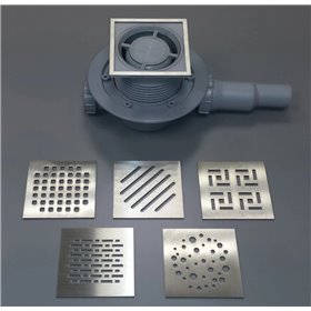 Wiper Top Sirocco Odpływ punktowy 12x12 z syfonem Top (WP120-TOP-SIROCCO)