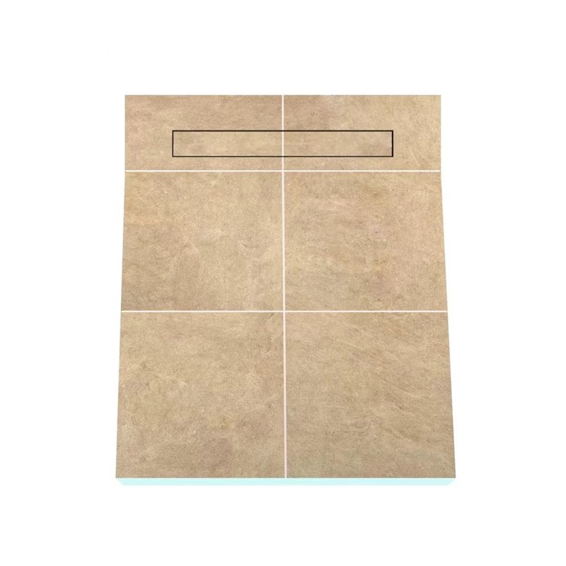 Wiper Showerlay One Way 100x150 cm Podposadzkowa płyta prysznicowa z odpływem liniowym (SHO-ONE-100x150)