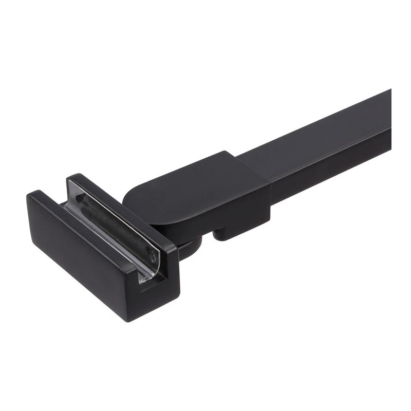 Wiper Verve Black Ścianka prysznicowa walk-in 140 cm (VERRE-DARK-140)