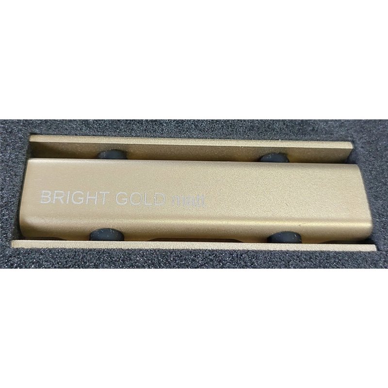 Wiper Intensi 316 Odpływ liniowy z podwójnym syfonem LAN Bright Gold 40 - 120 cm do docinania (500.0211.47.120)