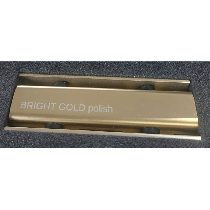 Wiper Intensi 316 Odpływ liniowy z podwójnym syfonem LAN Bright Gold 40 - 120 cm do docinania (500.0211.47.120)