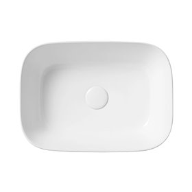 Uptrend HAPI 45,5x33 cm umywalka nablatowa biały połysk (TR41287)