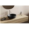 Uptrend SOFIA L 38,5x38,5 cm umywalka nablatowa czarny mat (UP4003-2-U18)