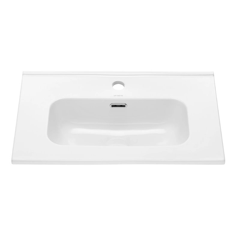 Uptrend CHARO 60x38,5 cm umywalka meblowa biały połysk, z otworem na baterię oraz przelewem (TR411-600)