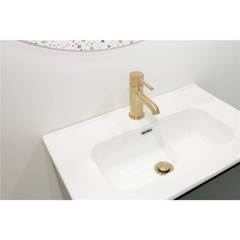 Uptrend CHARO 60x38,5 cm umywalka meblowa biały połysk, z otworem na baterię oraz przelewem (TR411-600)